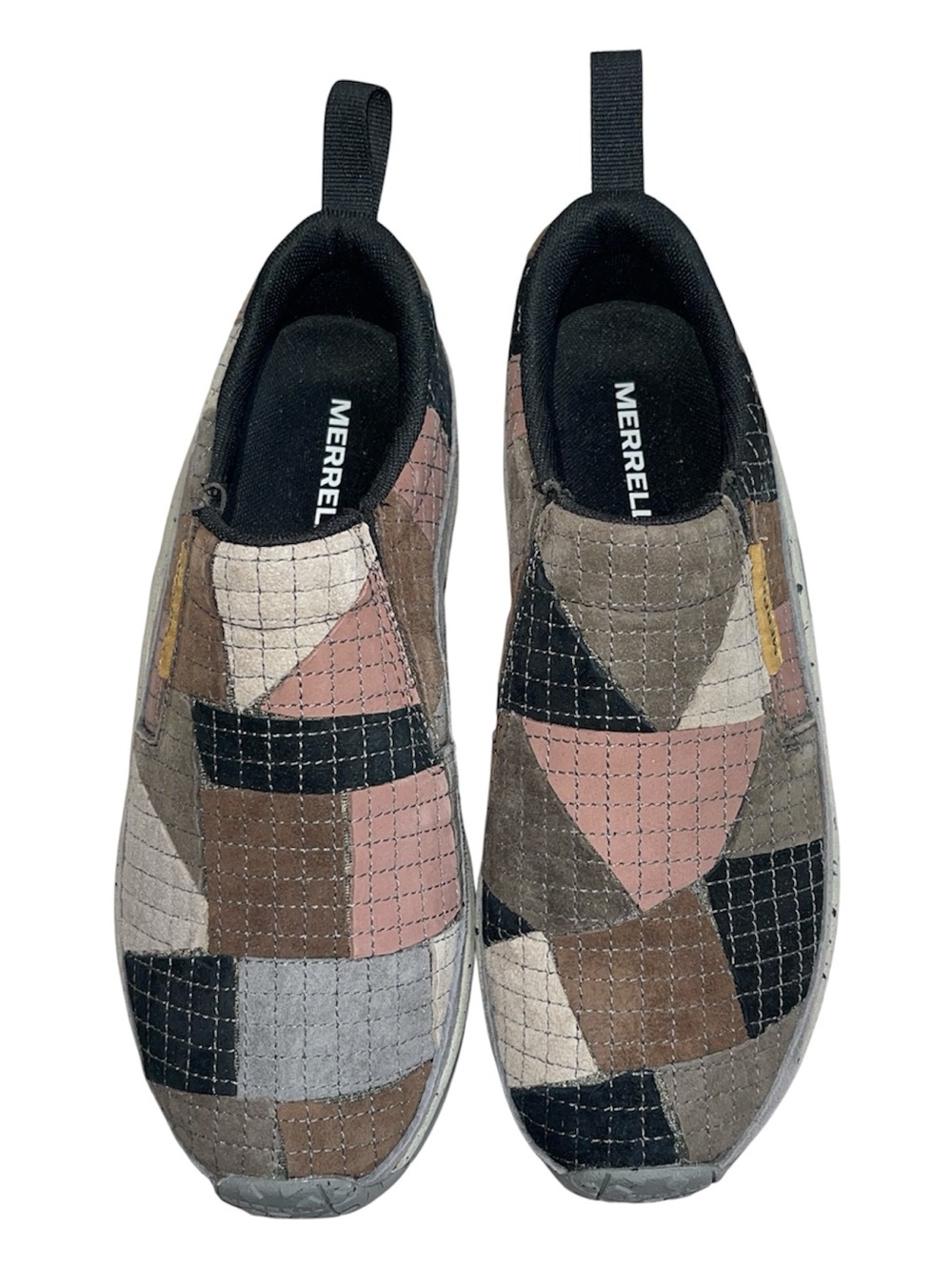 Merrell Jungle Moc Scrap Quilted Patchwork Slip-On Sneakers - Men’s 7.5 Women 9
